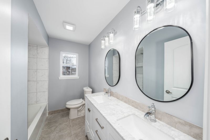 Bathroom with Dual Vanities